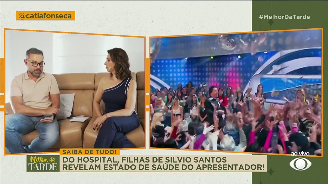 Filhas de Silvio Santos revelam estado de saúde do apresentador