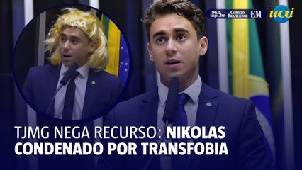 TJMG rejeita recurso de Nikolas, condenado por transfobia contra Duda
