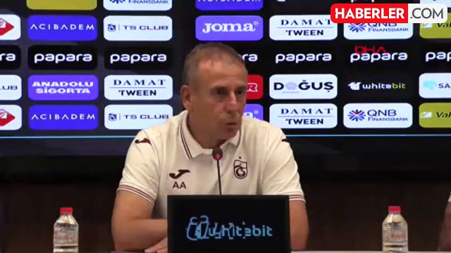 Trabzonspor Teknik Direktörü Abdullah Avcı ve Ozan Tufan, Rapid Wien maçı öncesi konuştu
