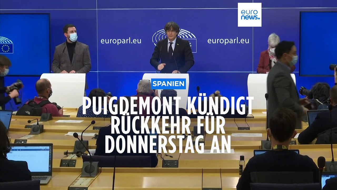 Vor fast 7 Jahren geflohen: Katalane Carles Puigdemont auf dem Weg zurück nach Spanien