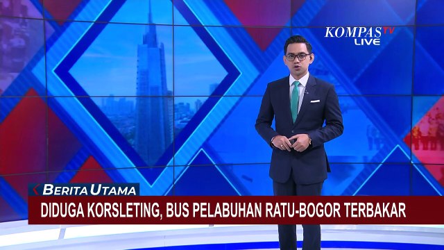 Bus Jurusan Pelabuhan Ratu-Bogor Terbakar, Begini Usaha Damkar Padamkan Api