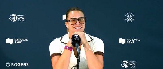 Tennis - Toronto 2024 - Aryna Sabalenka : "To be honest, I probably feel better on clay than on hard"