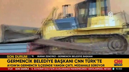 SON DAKİKA HABERİ: Germencik yanıyor | Aydın'da makilik yangını ormana sıçradı!