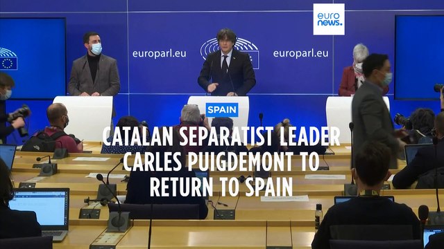 Catalan separatist leader Carles Puigdemont announces he will return to Spain by Thursday