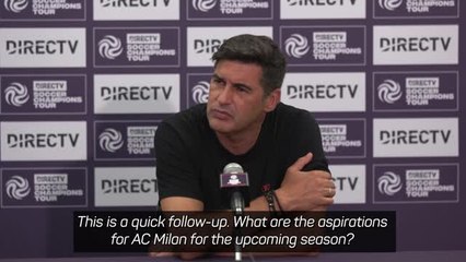 Milan's aim is to win the Scudetto - Fonseca