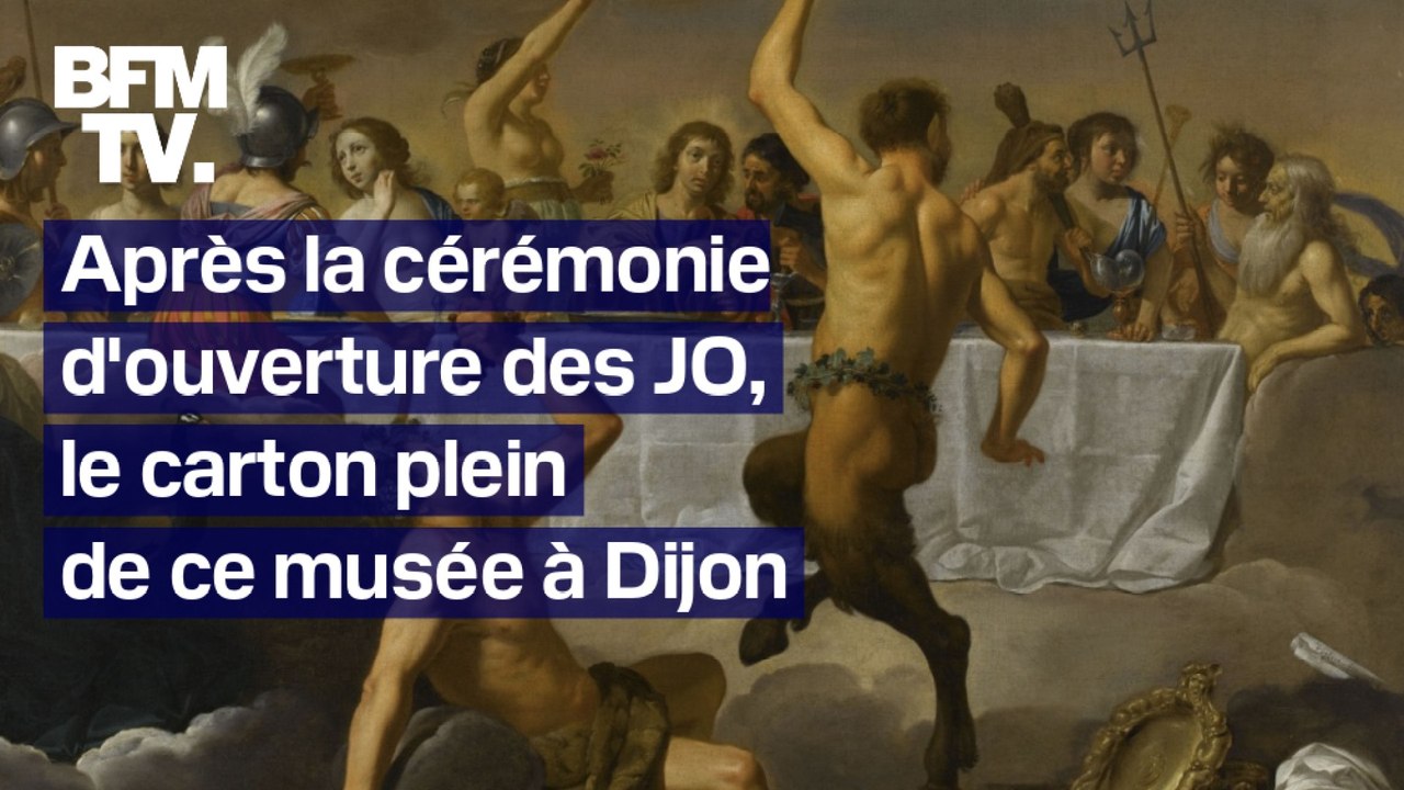 Au musée Magnin de Dijon, le tableau qui a inspiré la cérémonie d'ouverture des Jeux à Paris attire les visiteurs