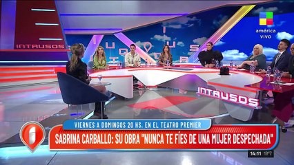 Sabrina Carballo: "No es fácil la maternidad", y dijo:  "Con mi ex estamos aprendiendo a ser padres"