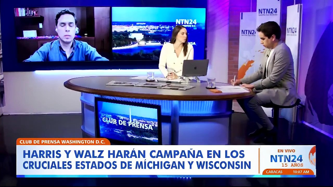 “Es un perfil que atrae mucho al votante blanco trabajador de tres estados claves”: análisis sobre elección de Tim Walz como fórmula vicepresidencial de Kamala Harris
