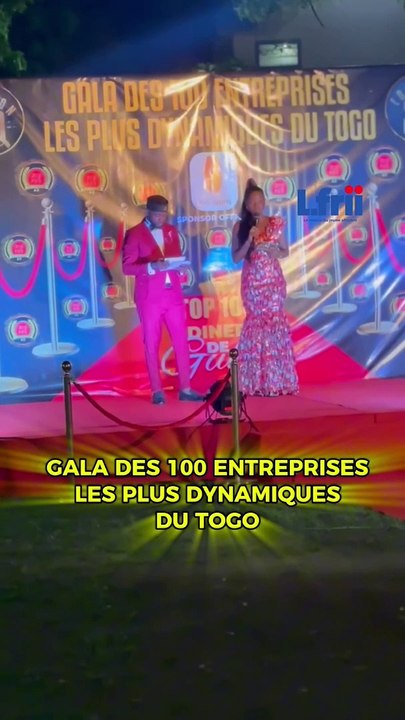 Recap du Gala des 100 entrepreneurs les plus dynamiques du TOGO