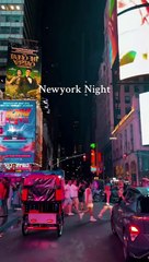 Night view of New York City