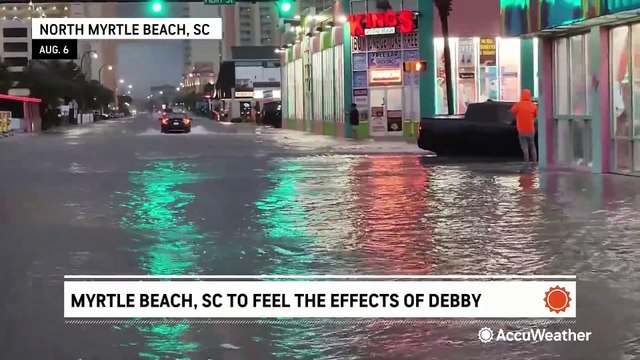 Myrtle Beach mayor urges caution from lingering Debby flooding