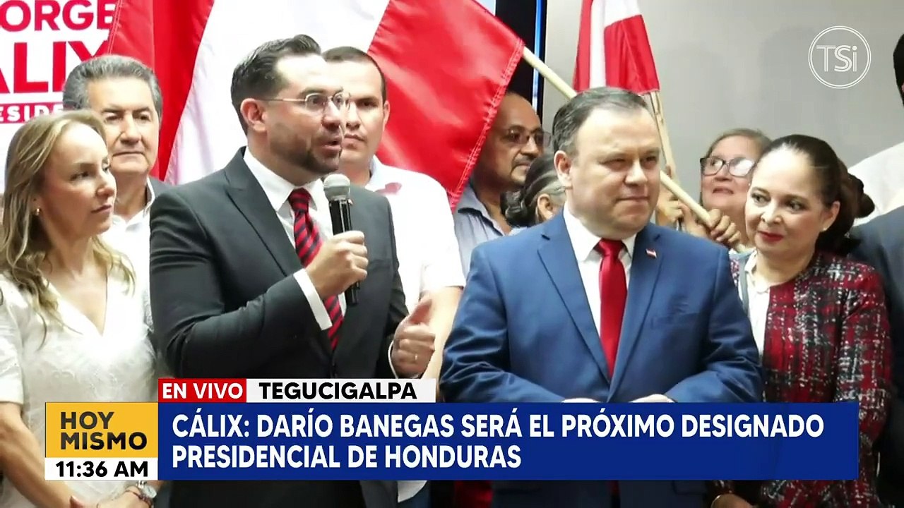 "Darío Banegas será el próximo designado presidencial": Jorge Cálix