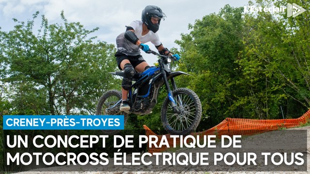 Le motocross électrique pour tous enclenche la première à Creney-près-Troyes