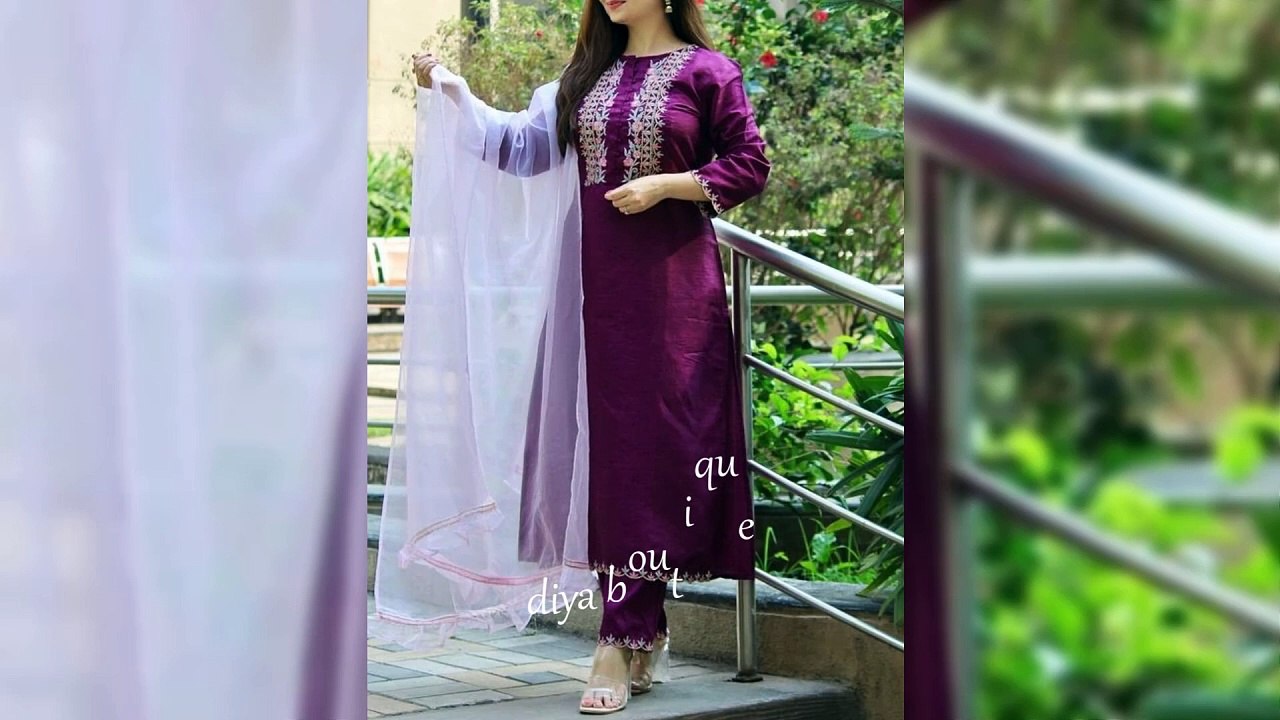Extremely Beautiful Purple Dress Design|Plain Purple Dress Designs|Beautiful Dresses