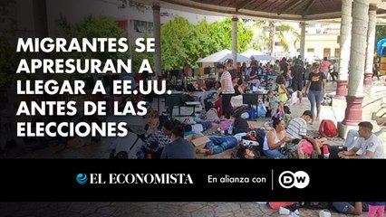 Migrantes se apresuran a llegar a EE.UU. antes de las elecciones
