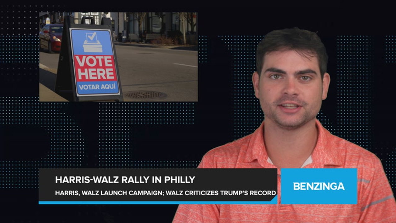 Kamala Harris and Tim Walz Launch Campaign with Rally in Philadelphia. Walz Throws Barbs at Trump's Criminal Record