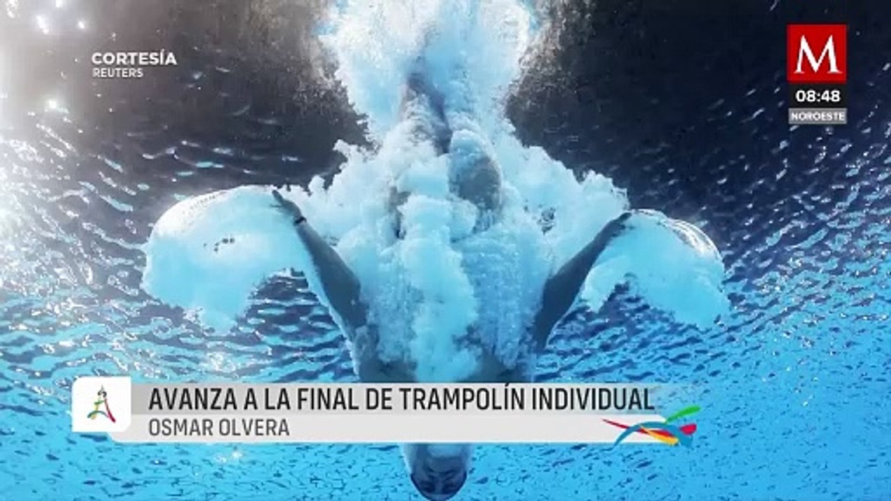 ¡Va por medalla! Osmar Olvera clasifica a la final de clavados en trampolín de 3 metros en París 2024