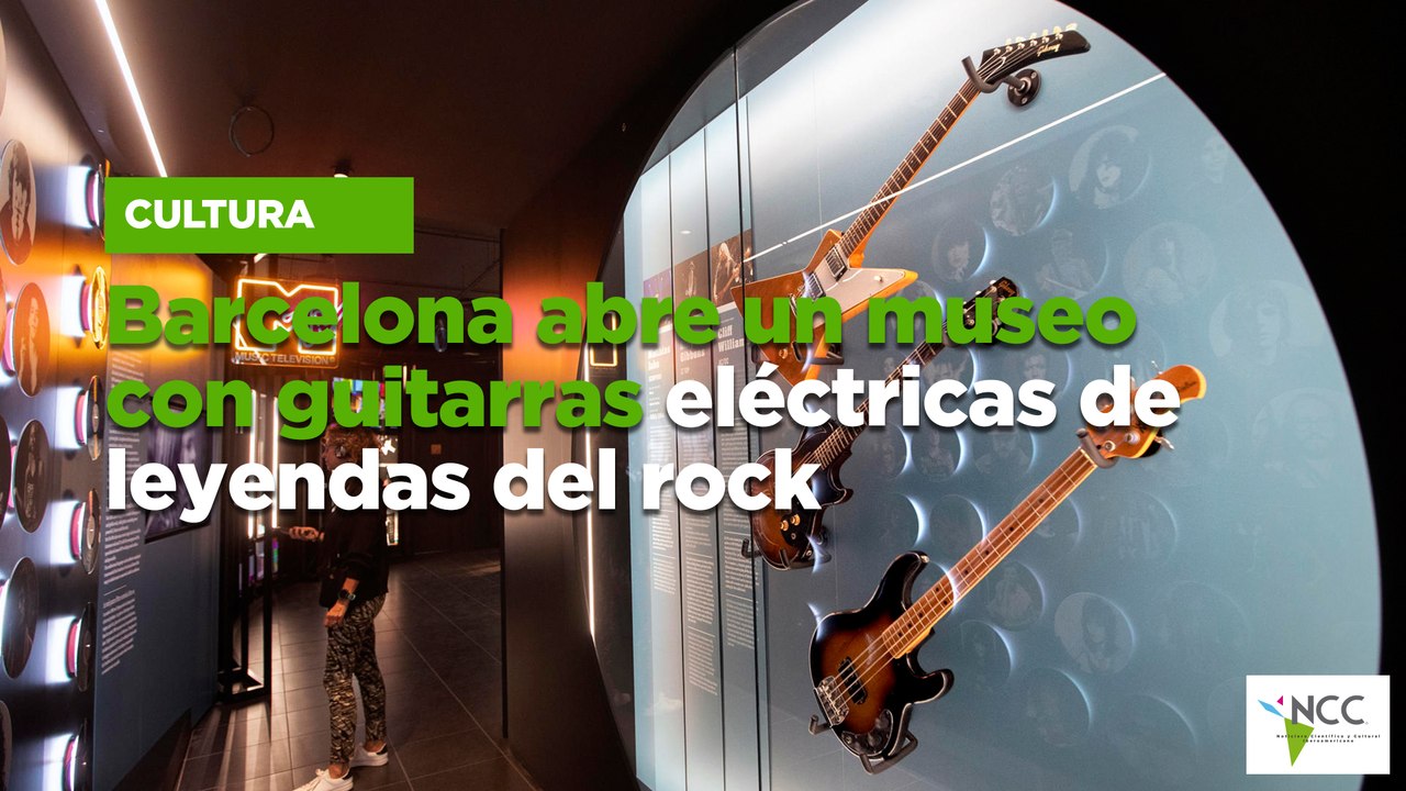 Barcelona abre un museo con guitarras eléctricas de leyendas del rock