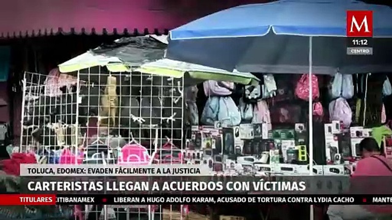 Carteristas evaden a la justicia mediante acuerdos con las víctimas en Toluca, Edomex