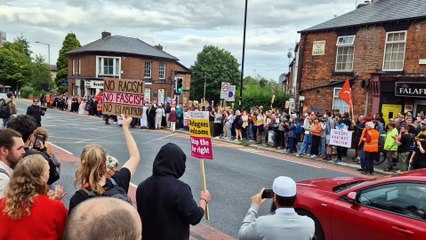 Sheffield protests: Campaigners fighting against the far right at Wilkinson Street rally, Sheffield
