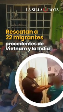 Rescatan en Coacalco a adultos mayores procedentes de Vietnam y la India