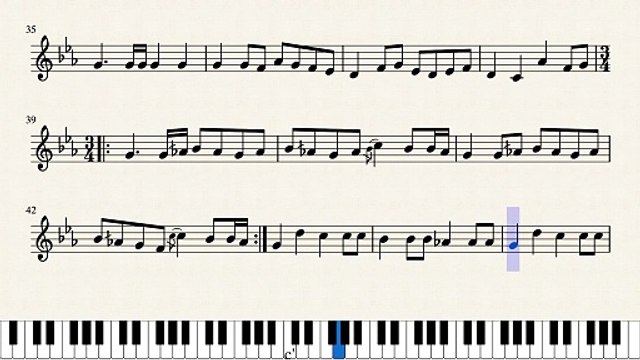 النوتة الموسيقية,,,لاجمل روائع وديع الصافى,,,, على رمش عيونها,,,تدوين ماهر الغمرى