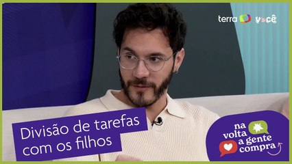 Eliezer conta como divide as tarefas da filha com a esposa, Vih Tube