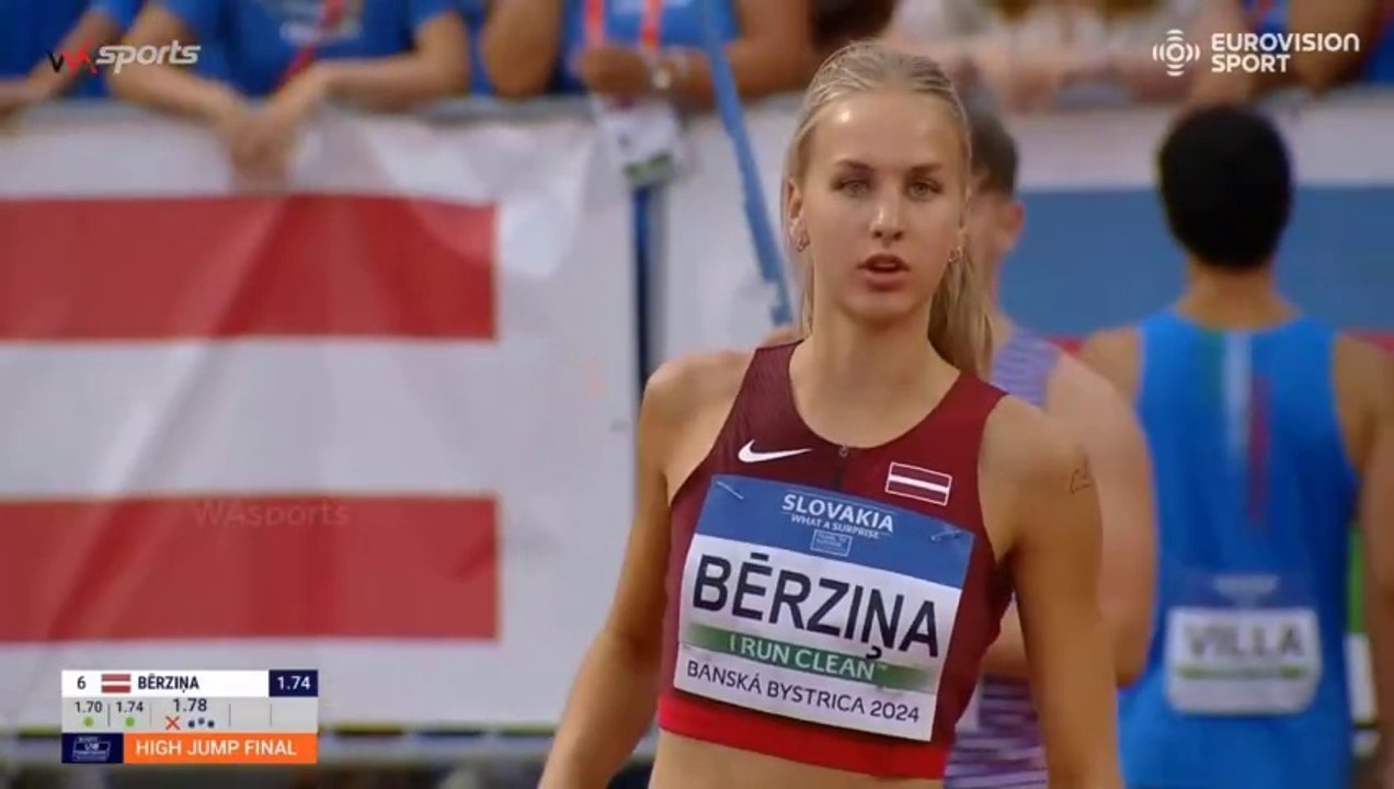 Women's Jump Events in SLOW MOTION _ European Athletics U18 Championships 2024 Banská Bystrica