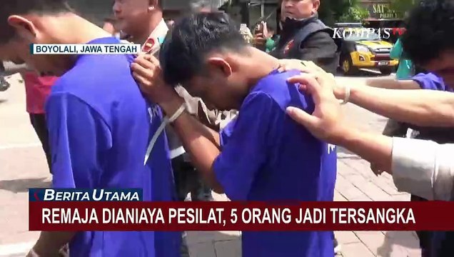 Remaja di Boyolali Dianiaya Pesilat, 5 Orang Jadi Tersangka