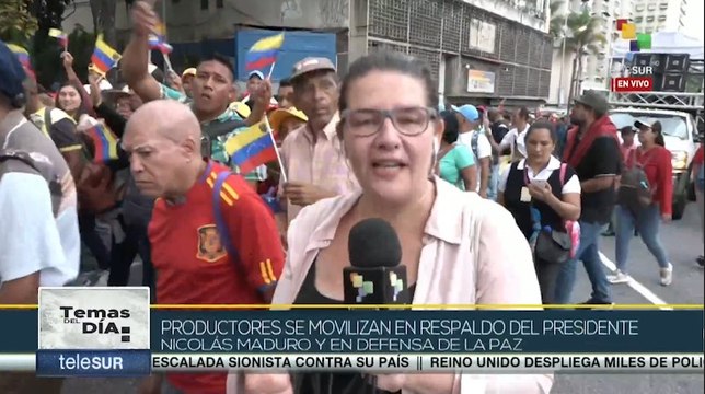 Productores de alimentos respaldan al presidente Nicolás Maduro
