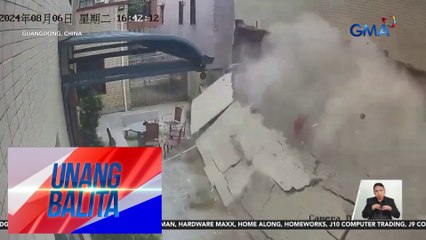 Gusali, gumuho kasunod ng malakas na pagsabog | Unang Balita