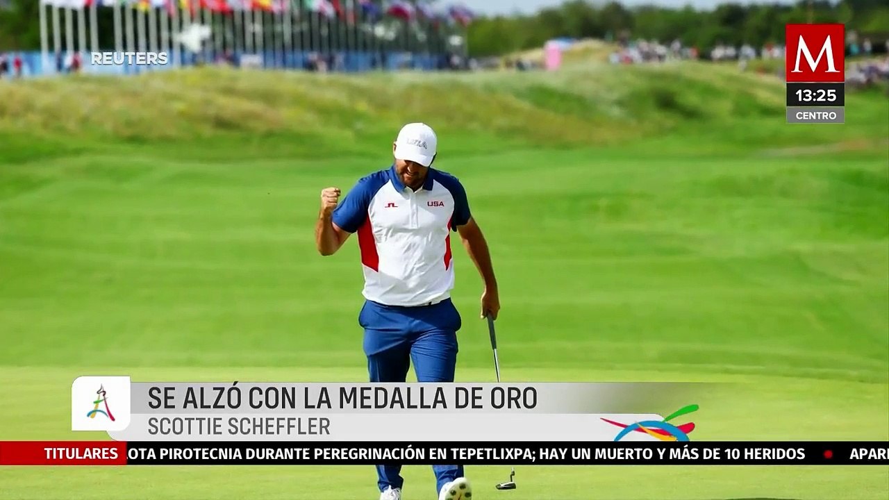 Oro olímpico para Scottie Scheffler en el golf de París 2024