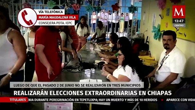 Preparan elecciones extraordinarias en 3 municipios de Chiapas