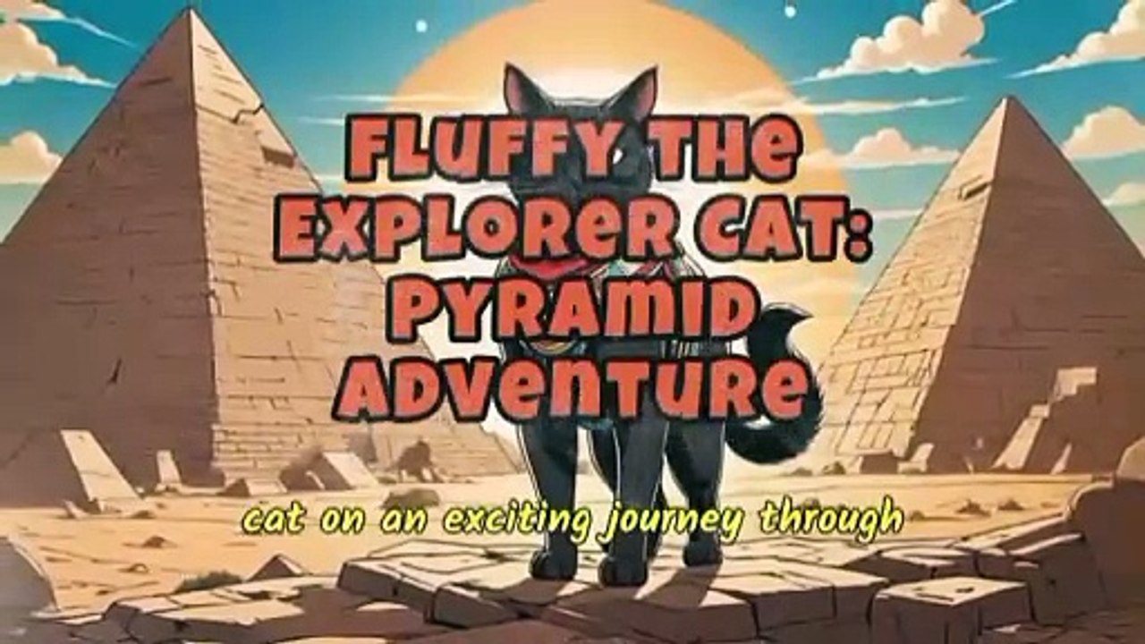 Fluffy the Explorer Cat: Pyramid Adventure