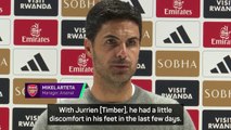 Arteta explains Timber and Calafiori absences in Leverkusen win