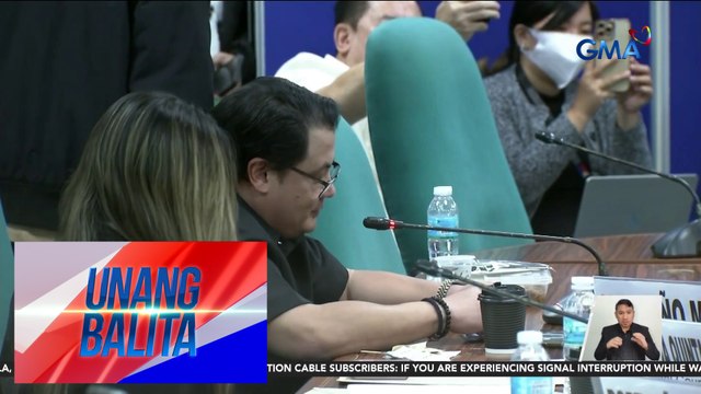 Niño Muhlach, naging emosyonal sa Senate hearing kaugnay sa kasong pang-aabuso sa kaniyan anak | Unang Balita