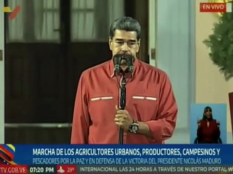 Pdte. Nicolás Maduro: Mientras más amenazas hagan, más decididos estamos para defender a Venezuela