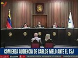 Inicia comparecencia ante el TSJ del representante de la organización política UNE, Carlos Melo