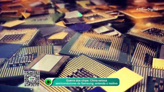 Guerra dos chips: China estoca semicondutores da Samsung