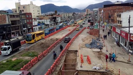 OBRAS PARA PRIMERA LÍNEA METRO EN AVENIDA PRIMERO DE MAYO  CRA 50 Y AUTOSUR