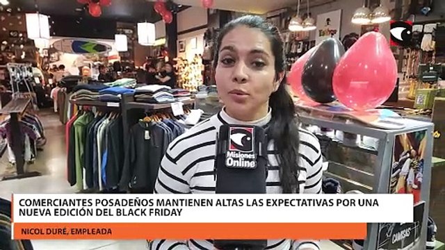 Comerciantes posadeños mantienen altas las expectativas por una nueva edición del Black Friday