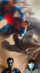 superheroes chased by a rhino part 1 ALL Characters (Marvel & DC)