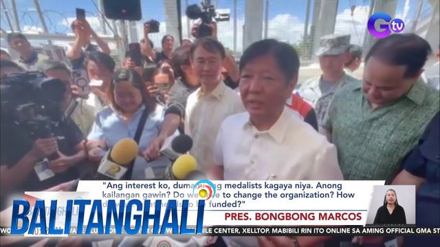 PBBM - Si Carlos Yulo ang best person na tanungin para mapabuti ang sports program sa bansa | Balitanghali