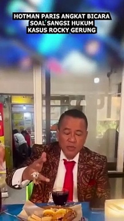 Hotman Paris Angkat Bicara Soal Sangsi Hukum Kasus Rocky Gerung