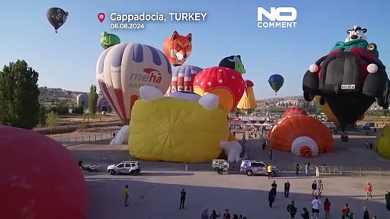 Spektakel im himmel über der türkei: ballon-festival in kappadokien