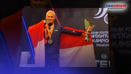 Скачать видео: Sederet Prestasi Rizki Juniansyah, Atlet Angkat Besi Pertama Indonesia Peraih Medali Emas di Olimpiade