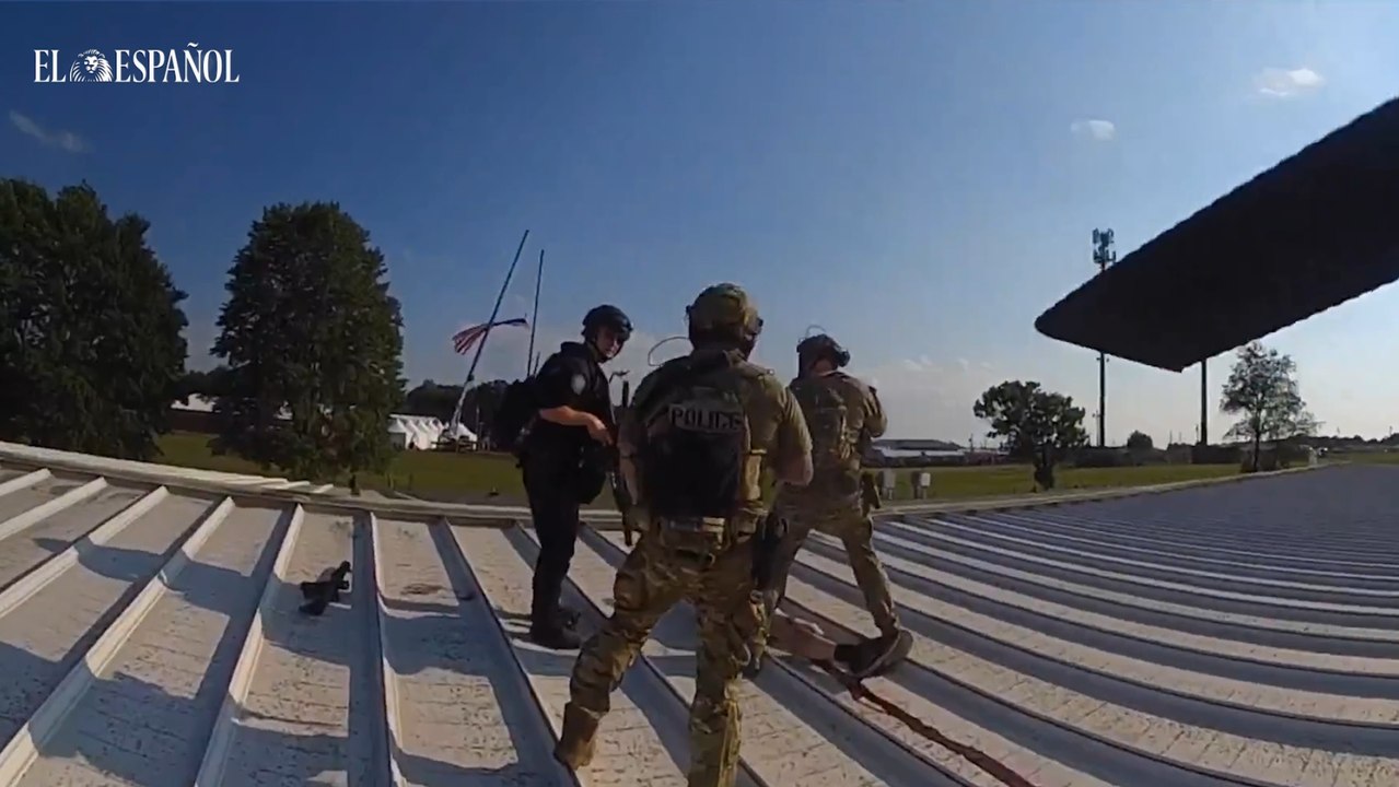 VÍDEO | Una decena de policías estaban en la zona donde el tirador disparó a Trump; cuando accedieron al tejado ya había sido abatido