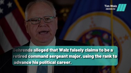 Walz Misled Public About Military Career and Abandoned Unit