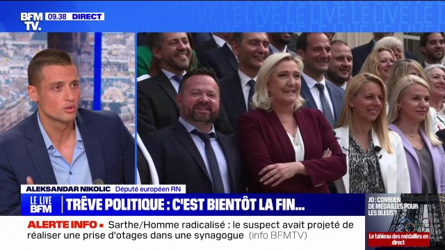 332 sportifs bénéficient d'un contrat professionnel : Aleksandar Nikolic (RN) se réjouit de la politique sportive mise en place