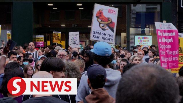 Thousands gather in London for anti-racism counterprotest